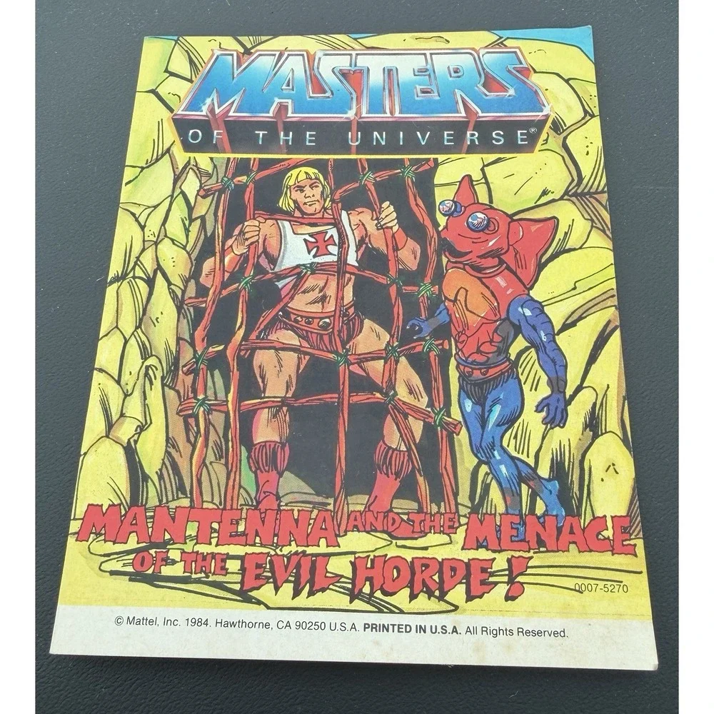 Vintage 1984-85 Masters of the Universe Mini Comics Lot of 3 Mattel MOTU